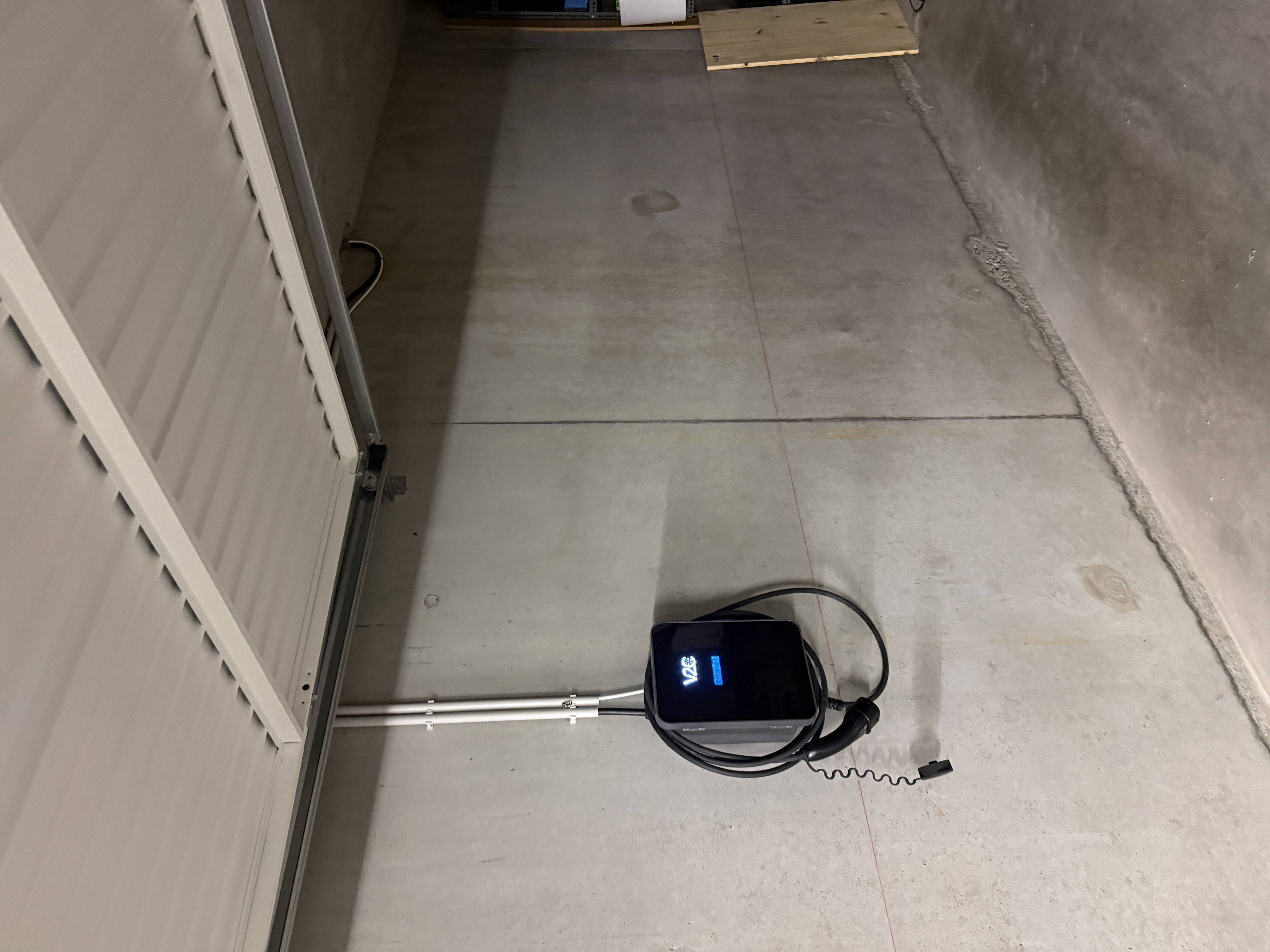 Installation borne v2c 7kw